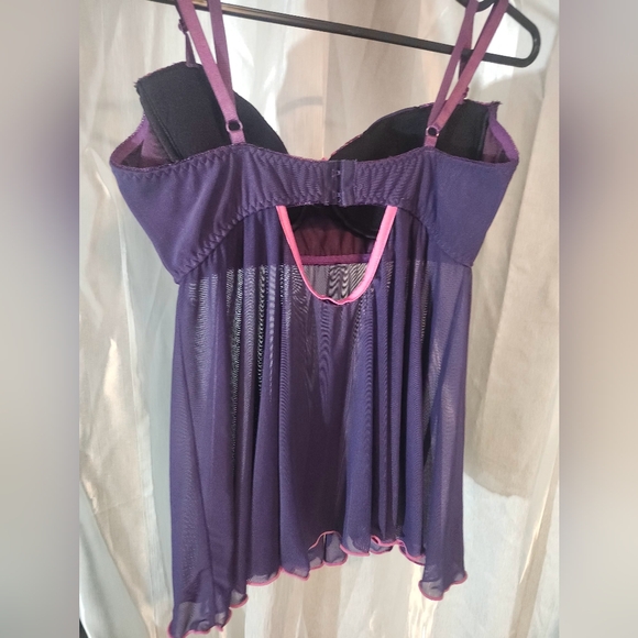 Coquette womens mesh baby doll - Picture 2 of 3